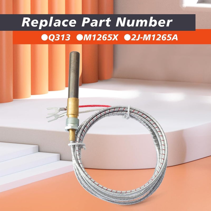 Mhrxusd Q313 M1265X 2J-M1265A Thermopile with Armoured Cable Compatible with Pizza Oven Y600 Y800 101 151 201 251 301 307 - Image 4